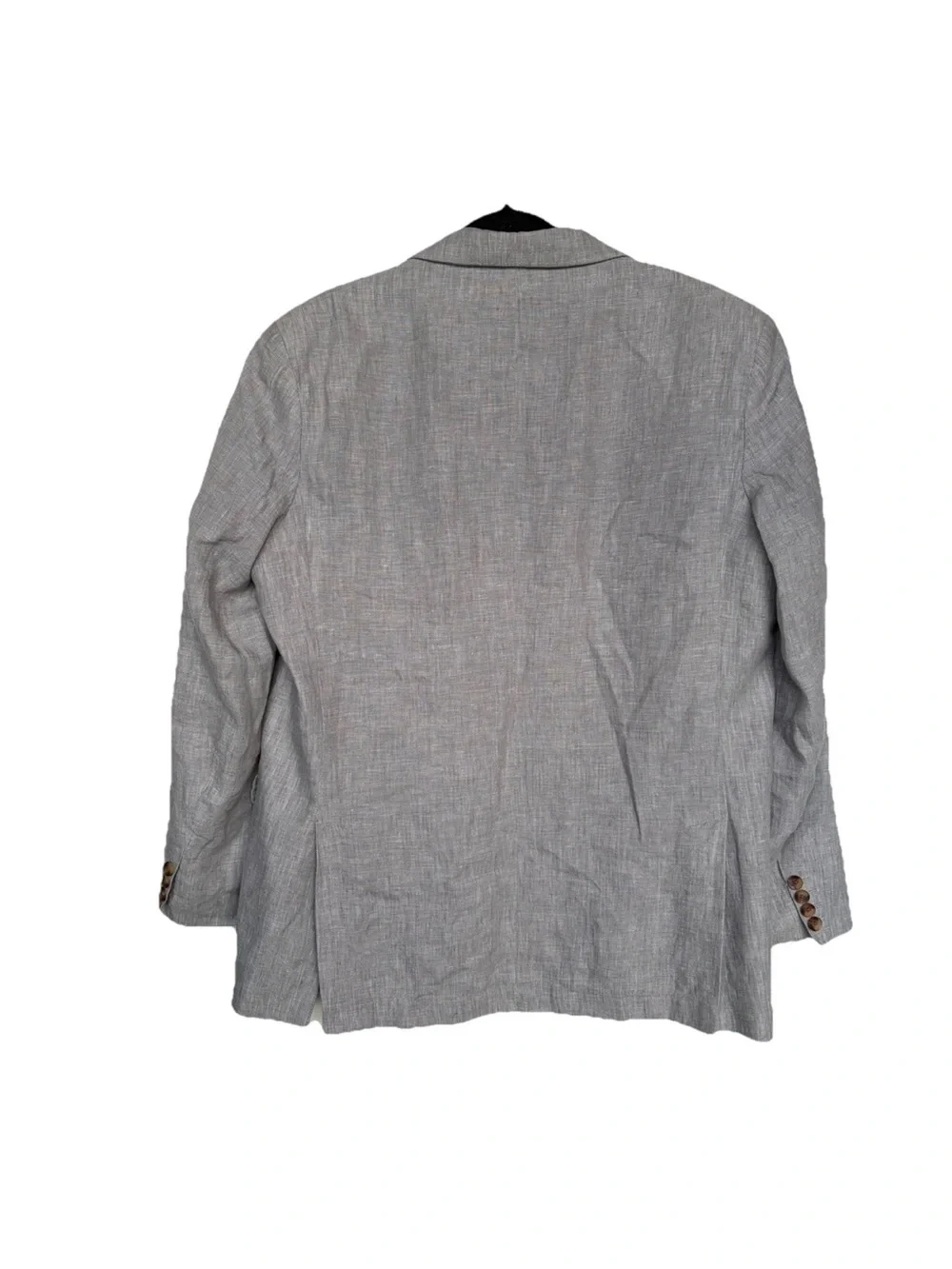 Club Room Blazer Mens XL Light Gray 100% Linen Two Button Sport Jacket Luxury